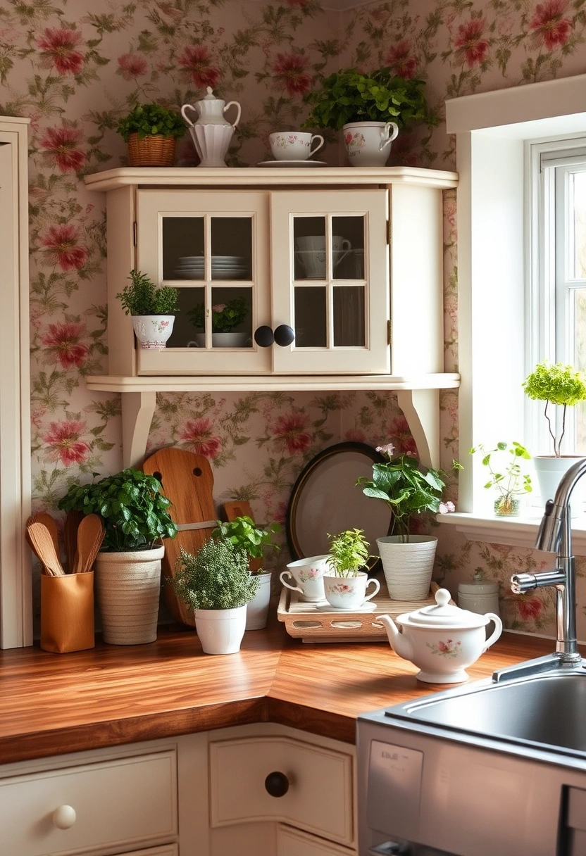 above kitchen cabinet decor ideas 19