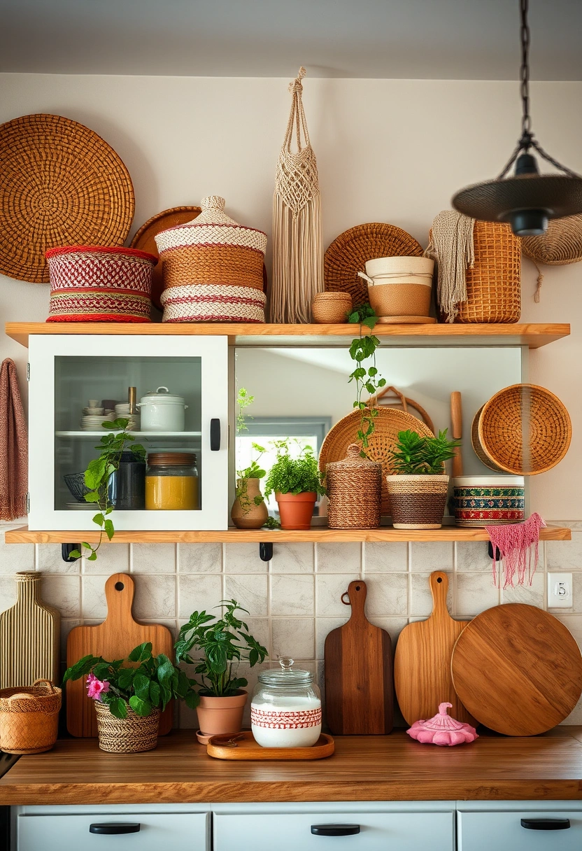 above kitchen cabinet decor ideas 4