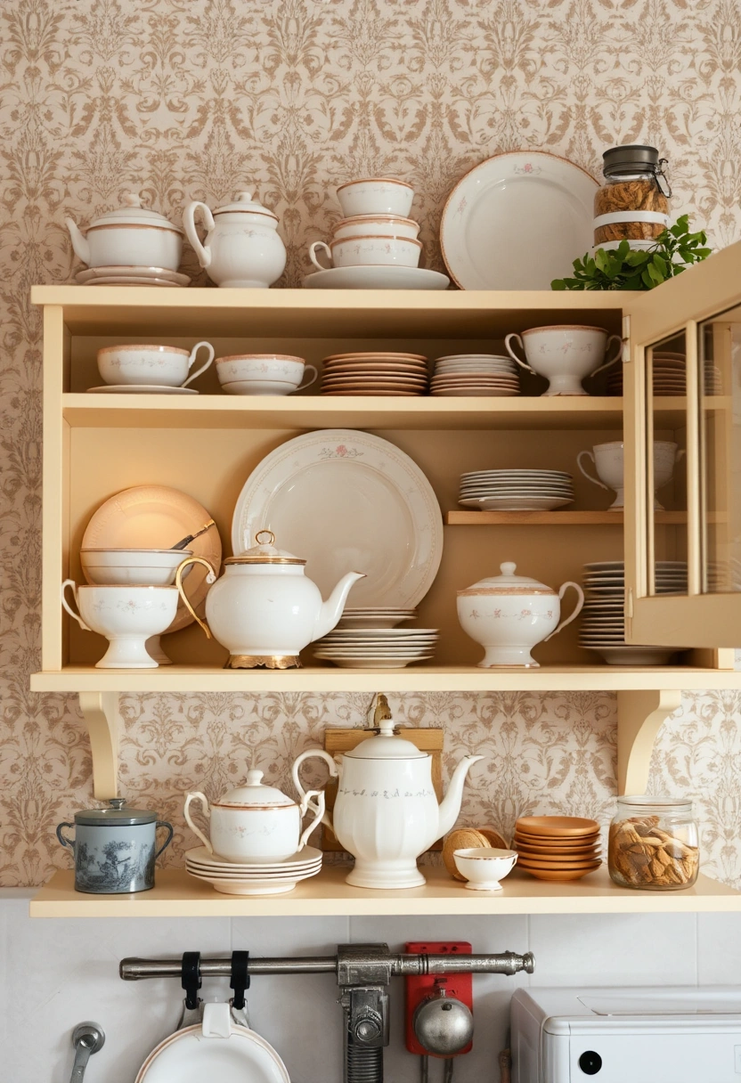 above kitchen cabinet decor ideas 7