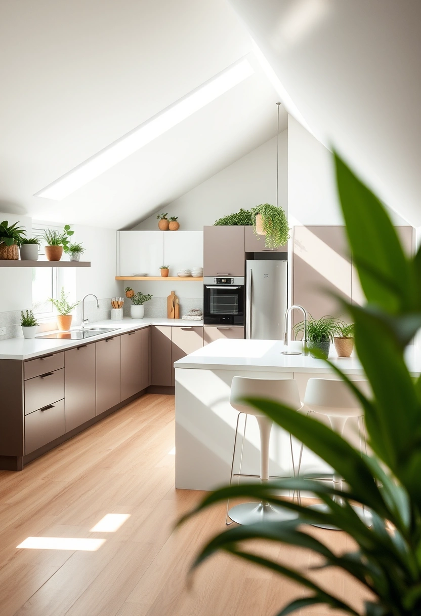 attic kitchen ideas 13