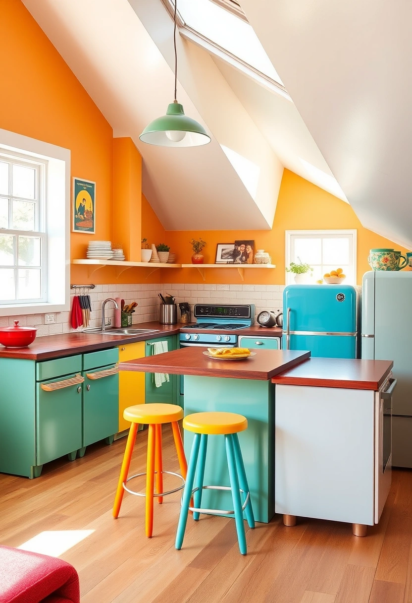 attic kitchen ideas 15