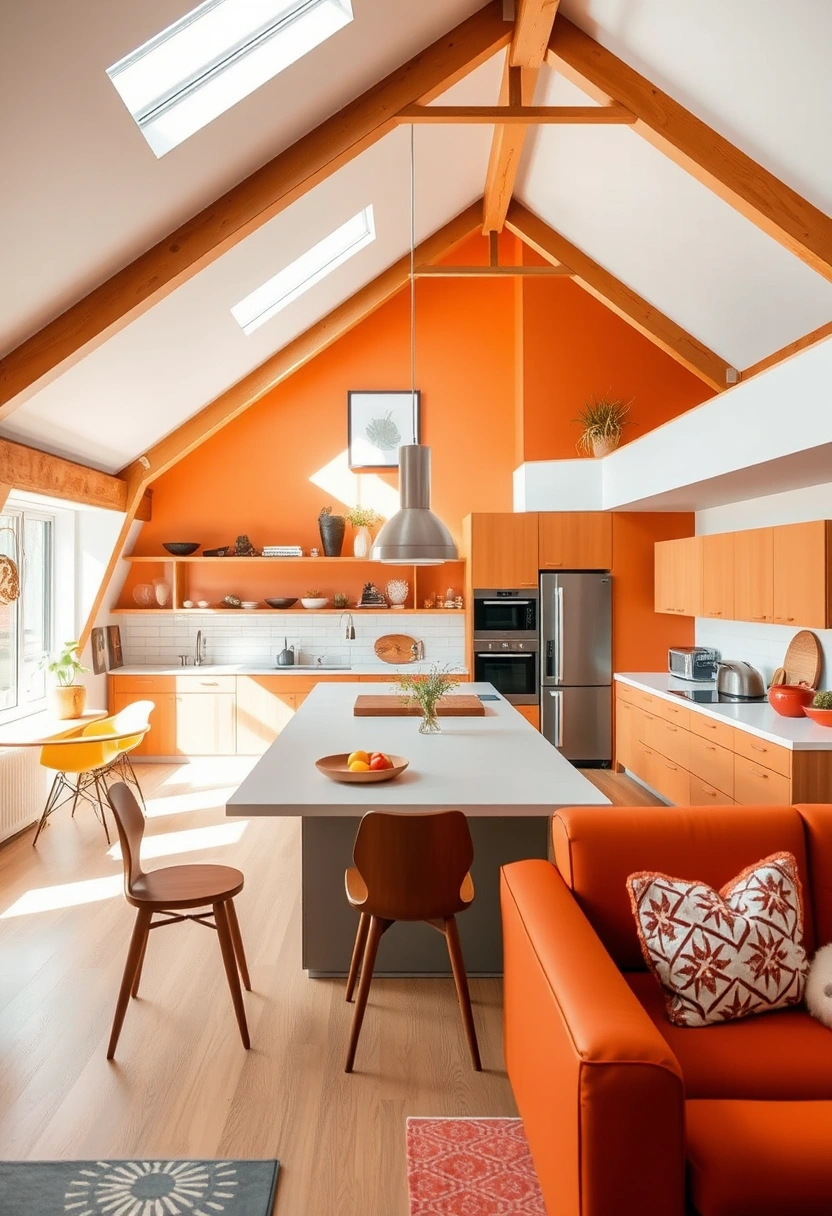 attic kitchen ideas 20