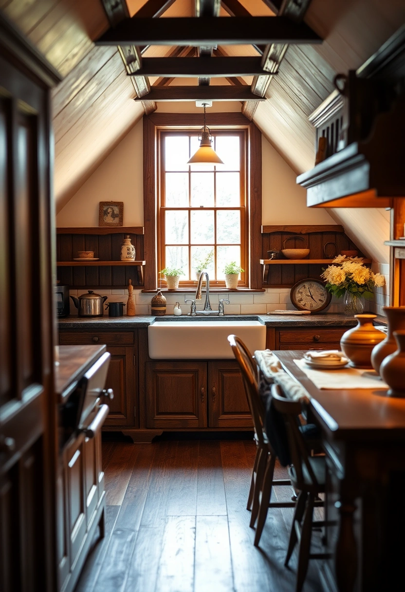 attic kitchen ideas 7