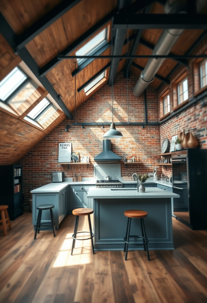 attic kitchen ideas 8