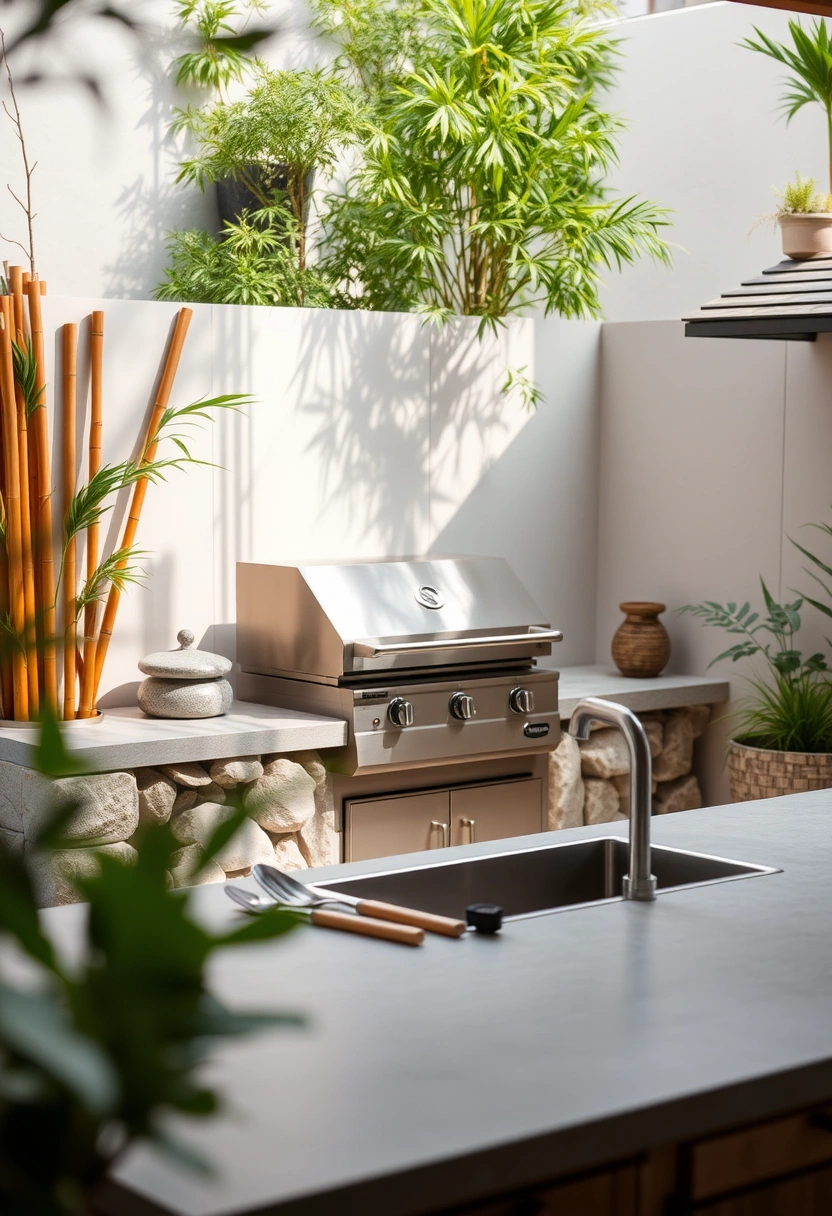 backyard kitchen ideas grill station 11