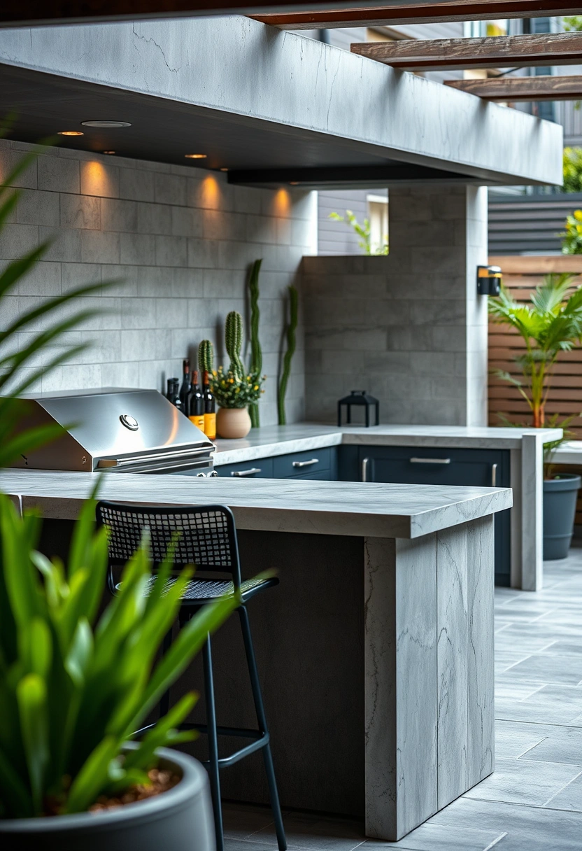 backyard kitchen ideas grill station 13