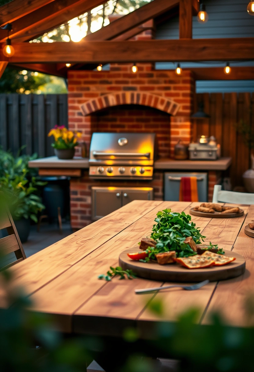 backyard kitchen ideas grill station 20