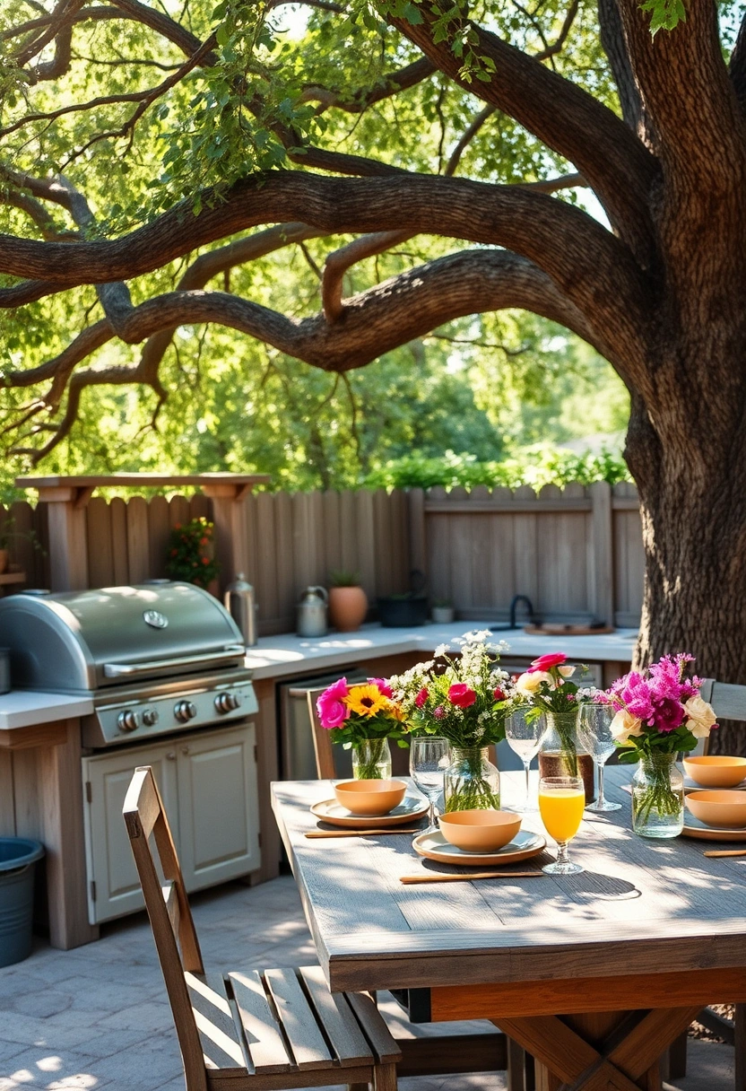 backyard kitchen ideas grill station 4