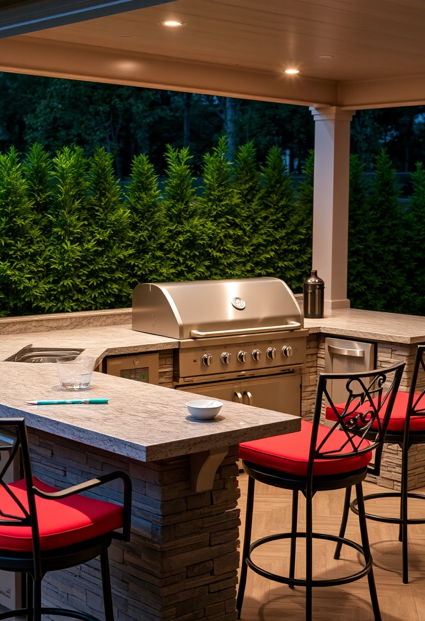 backyard kitchen ideas grill station 5