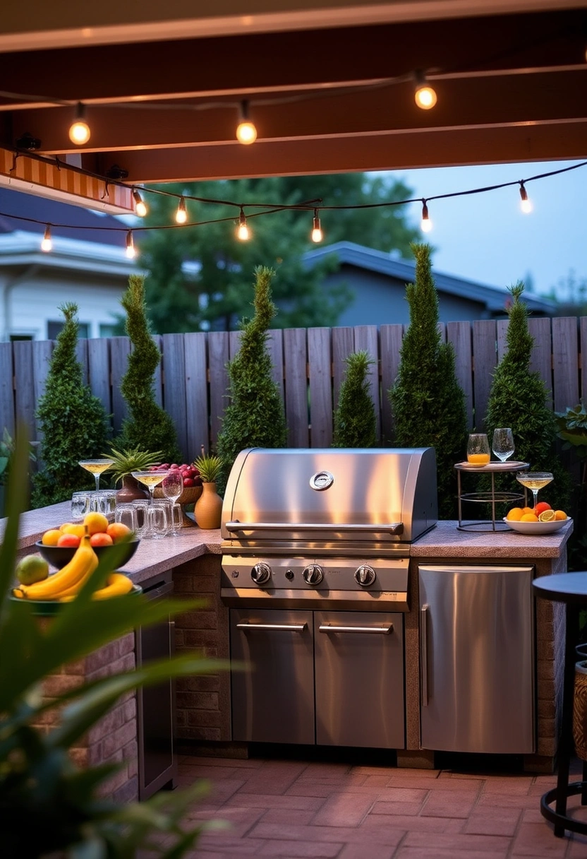 backyard kitchen ideas grill station 8