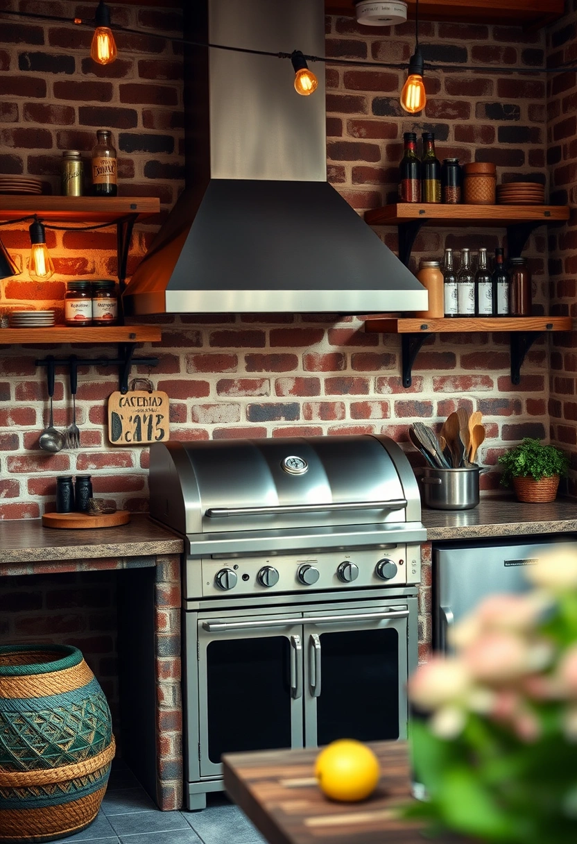 backyard kitchen ideas grill station 9
