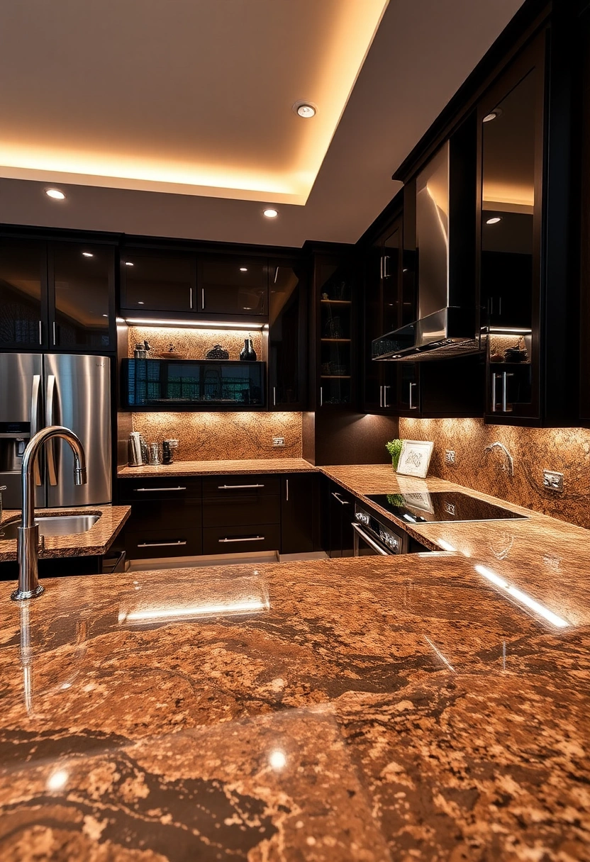 baltic brown granite kitchen ideas 5