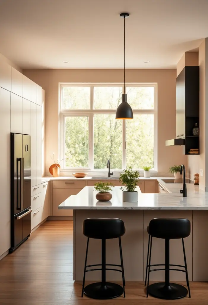 beige kitchen ideas modern 1