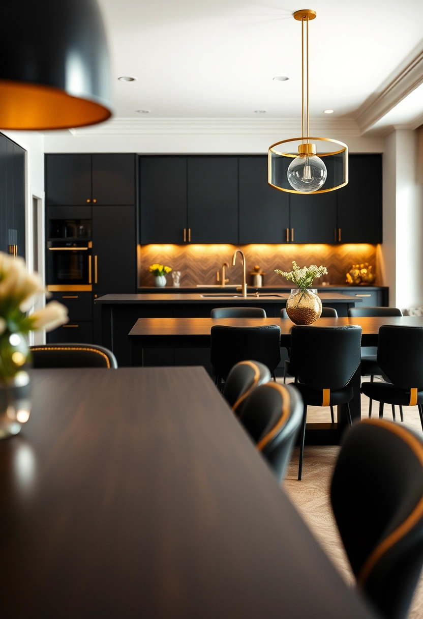 black and gold kitchen ideas 12