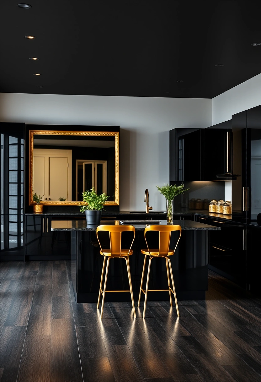 black and gold kitchen ideas 2