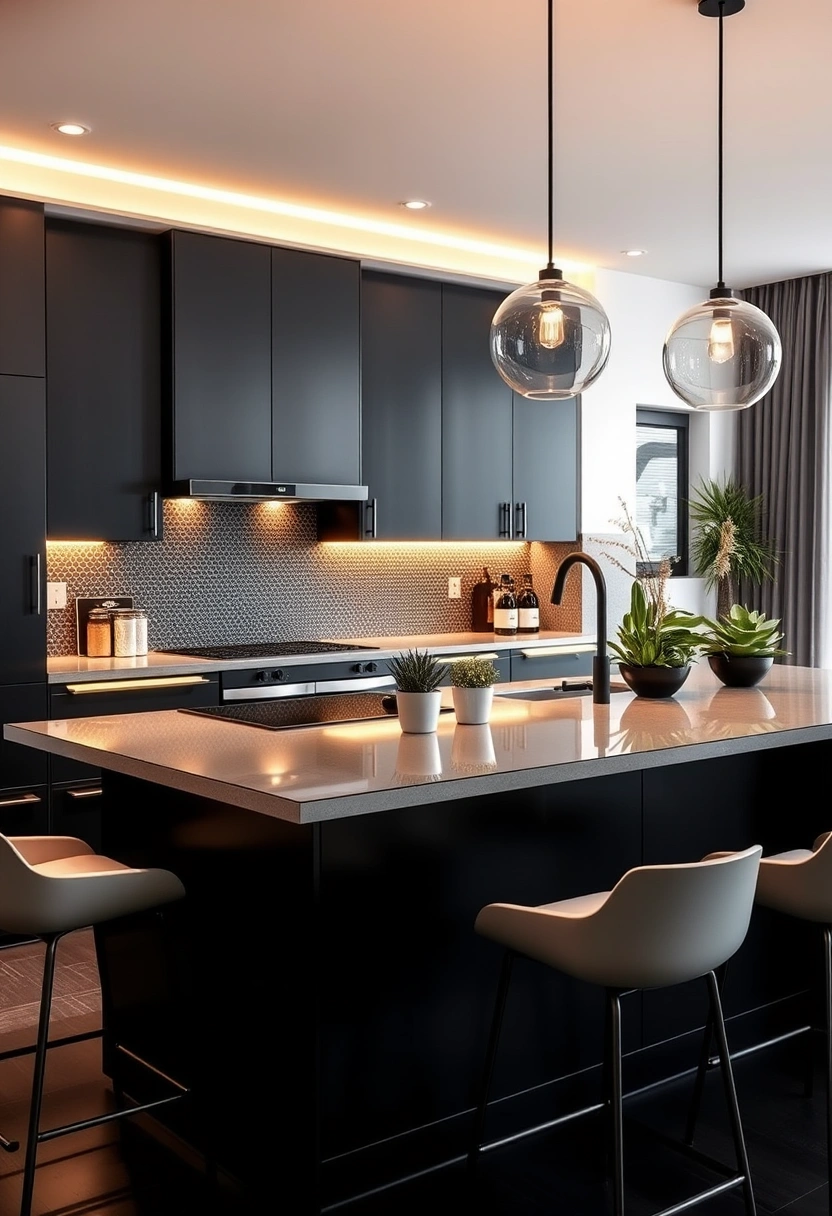 black and gray kitchen ideas 10