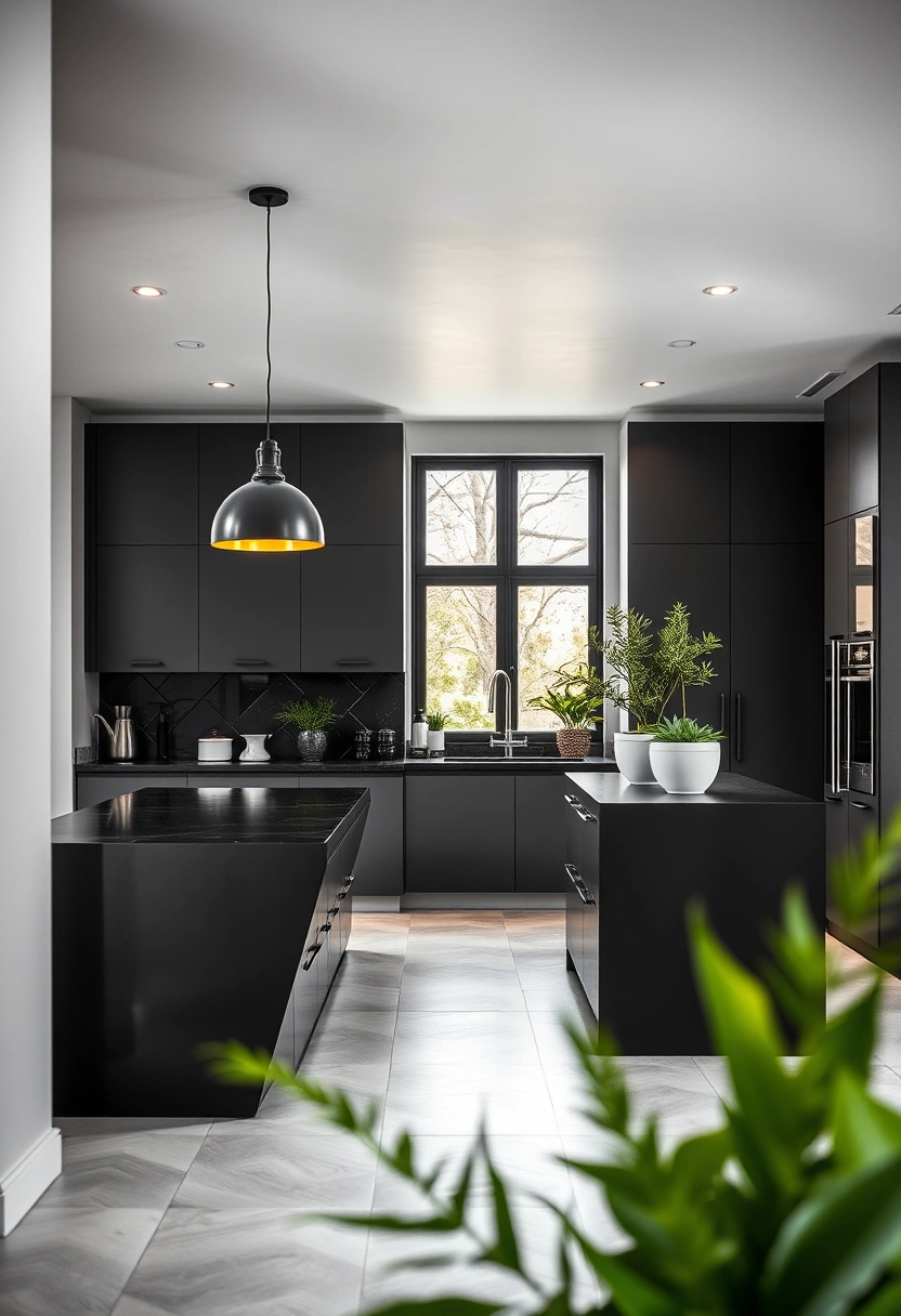 black and gray kitchen ideas 17