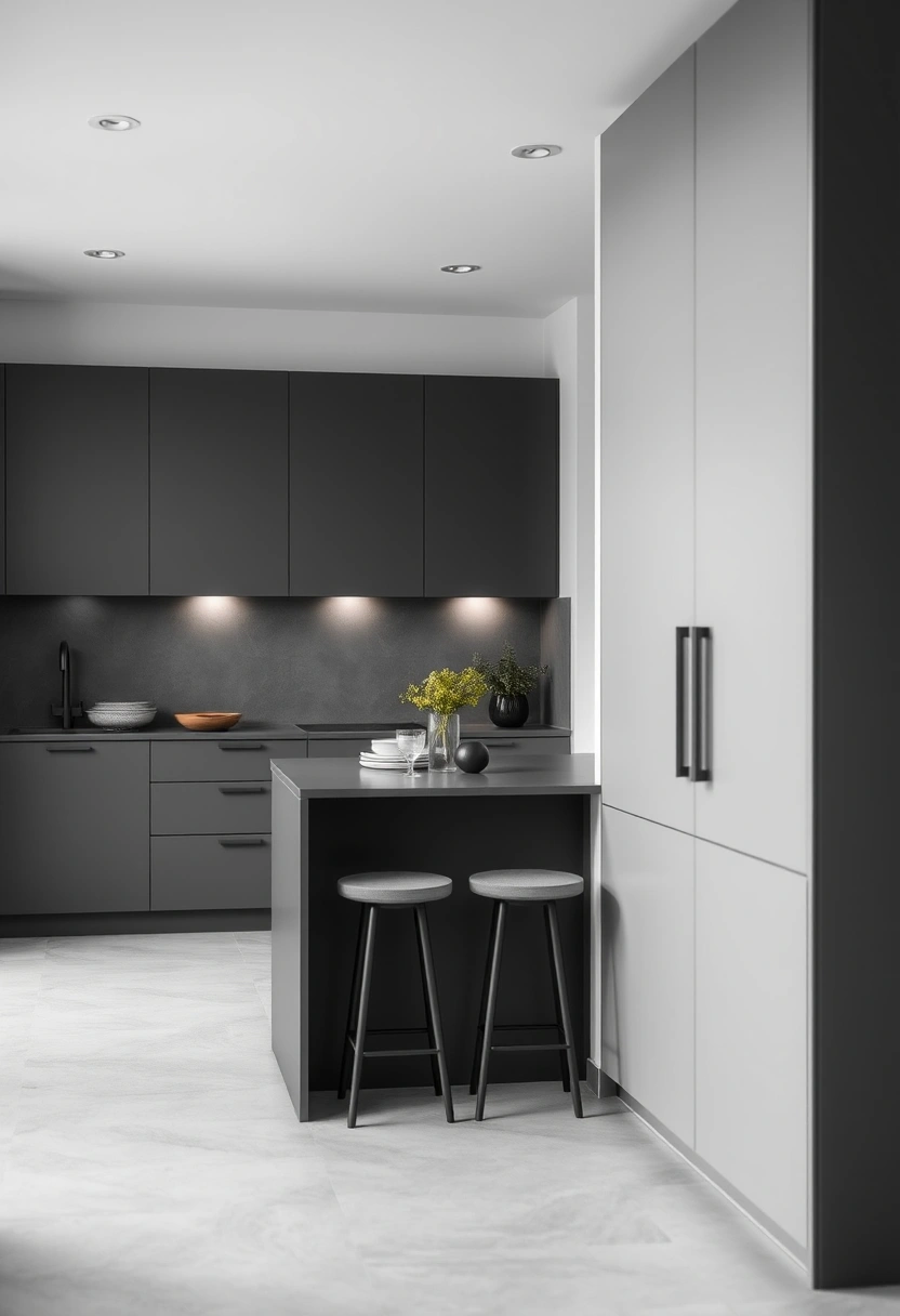 black and gray kitchen ideas 19