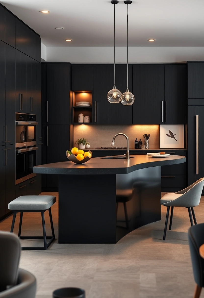 black and gray kitchen ideas 6