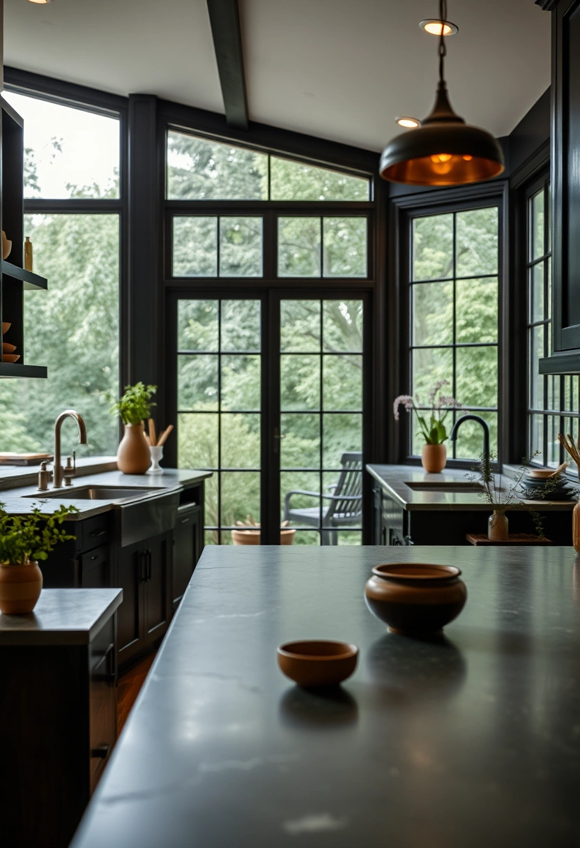 black and green kitchen ideas 14
