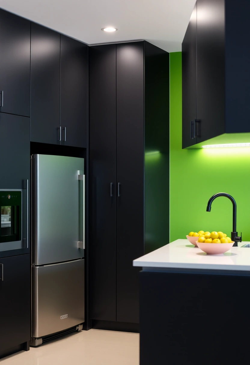 black and green kitchen ideas 4