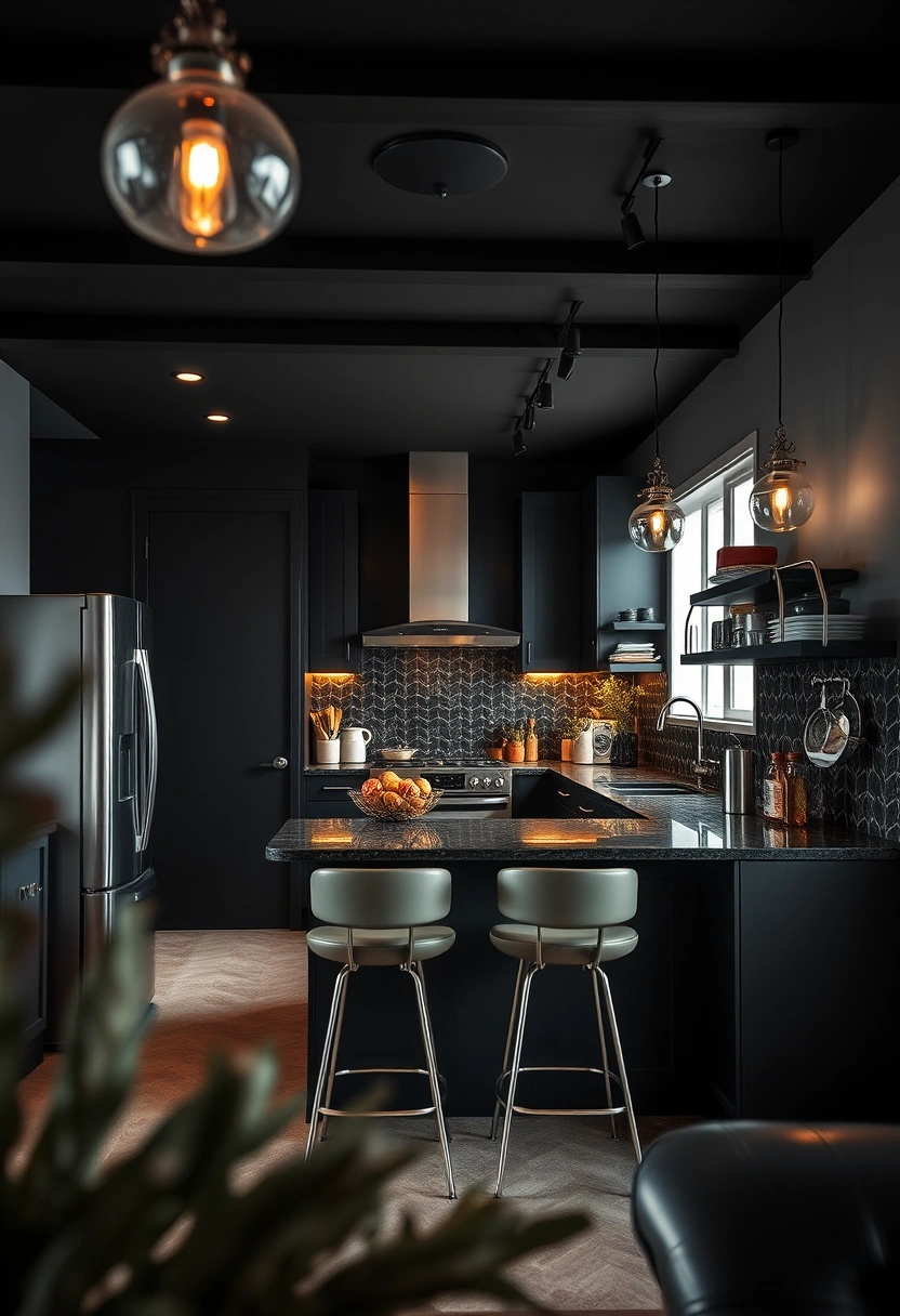 black and grey kitchen ideas 10
