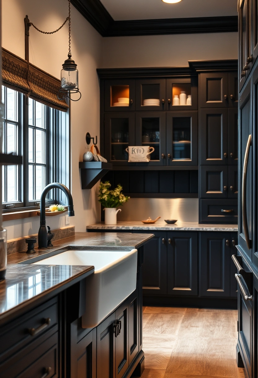 black and grey kitchen ideas 16
