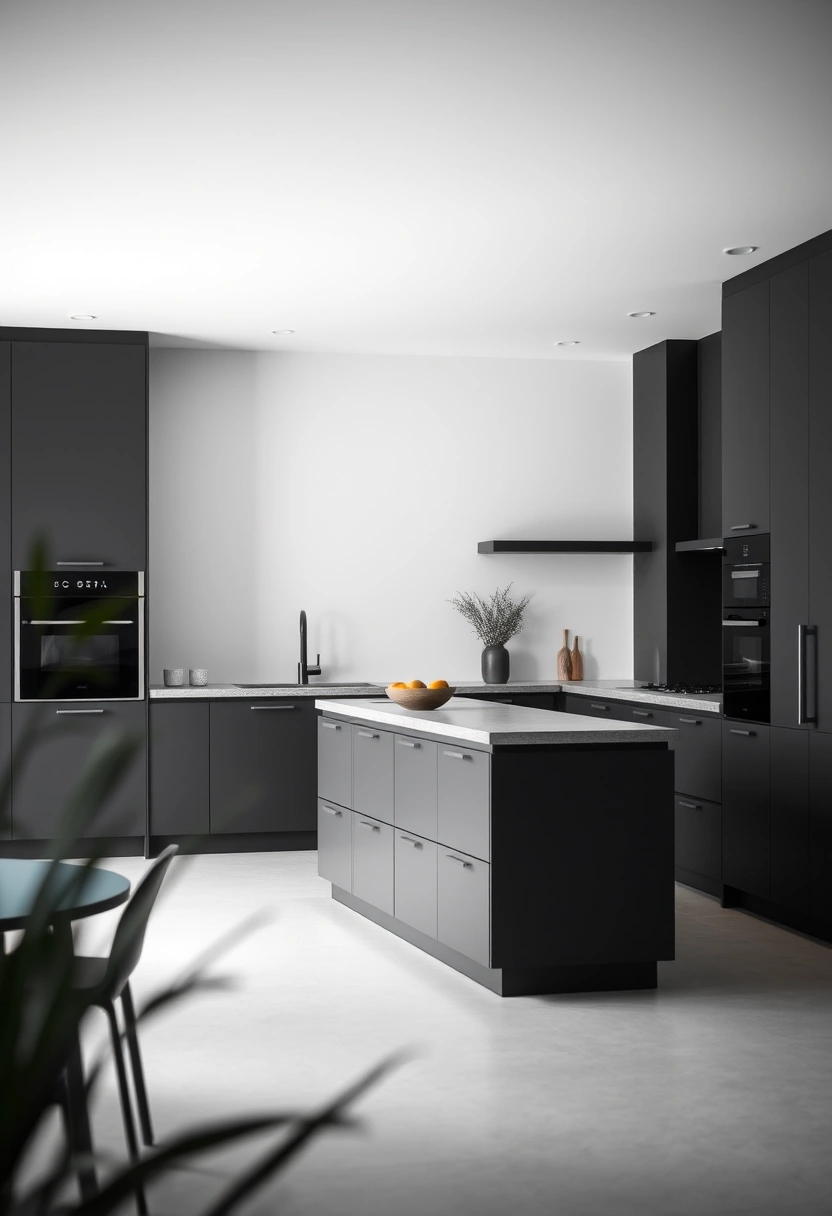 black and grey kitchen ideas 18