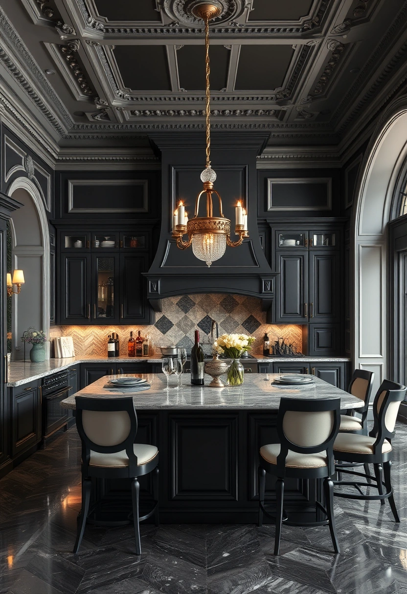 black and grey kitchen ideas 20