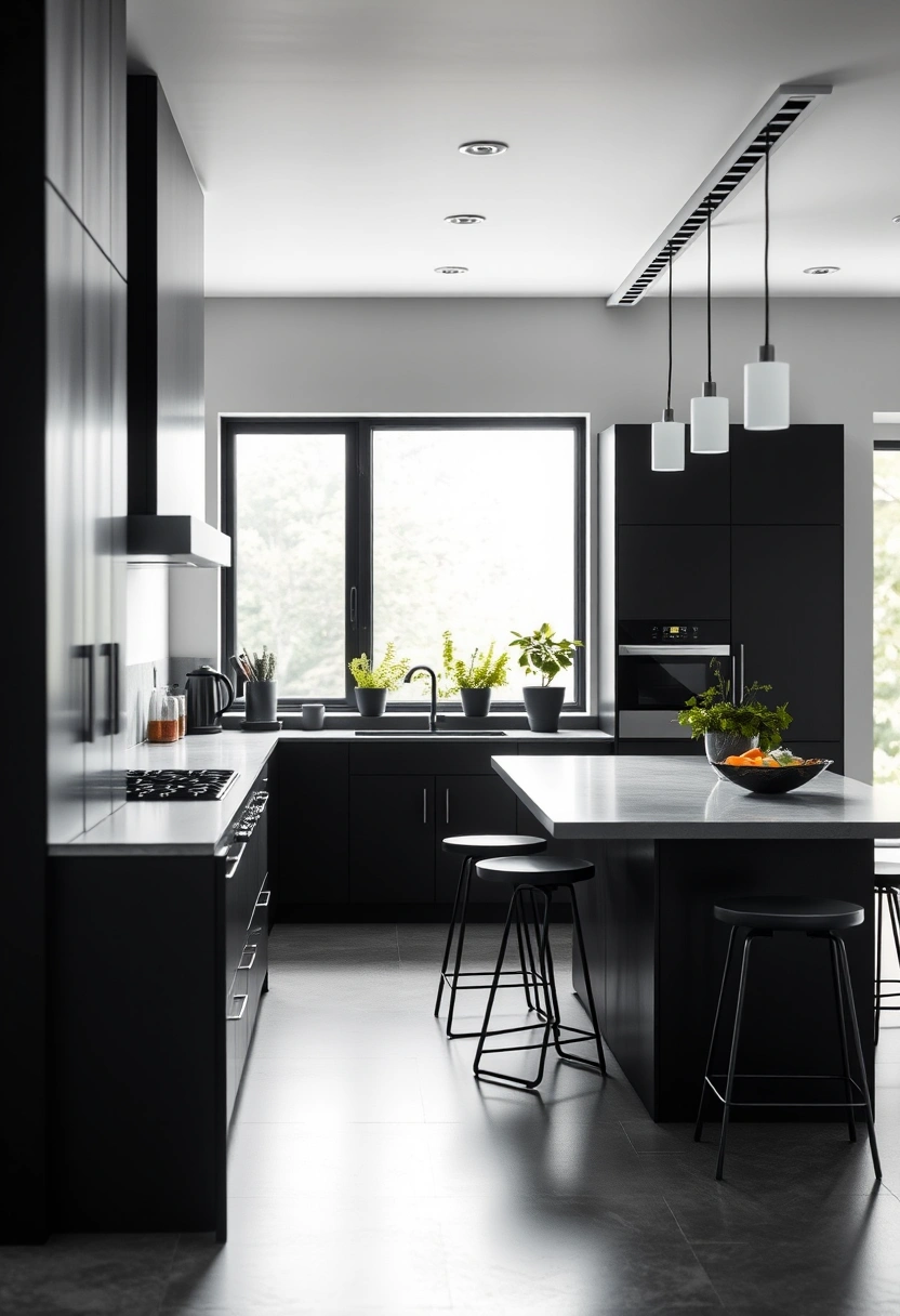 black and grey kitchen ideas 4