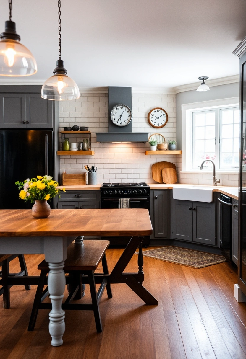 black and grey kitchen ideas 9