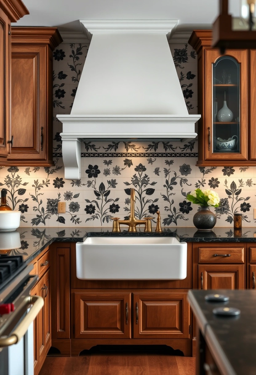 black and white kitchen backsplash ideas 12