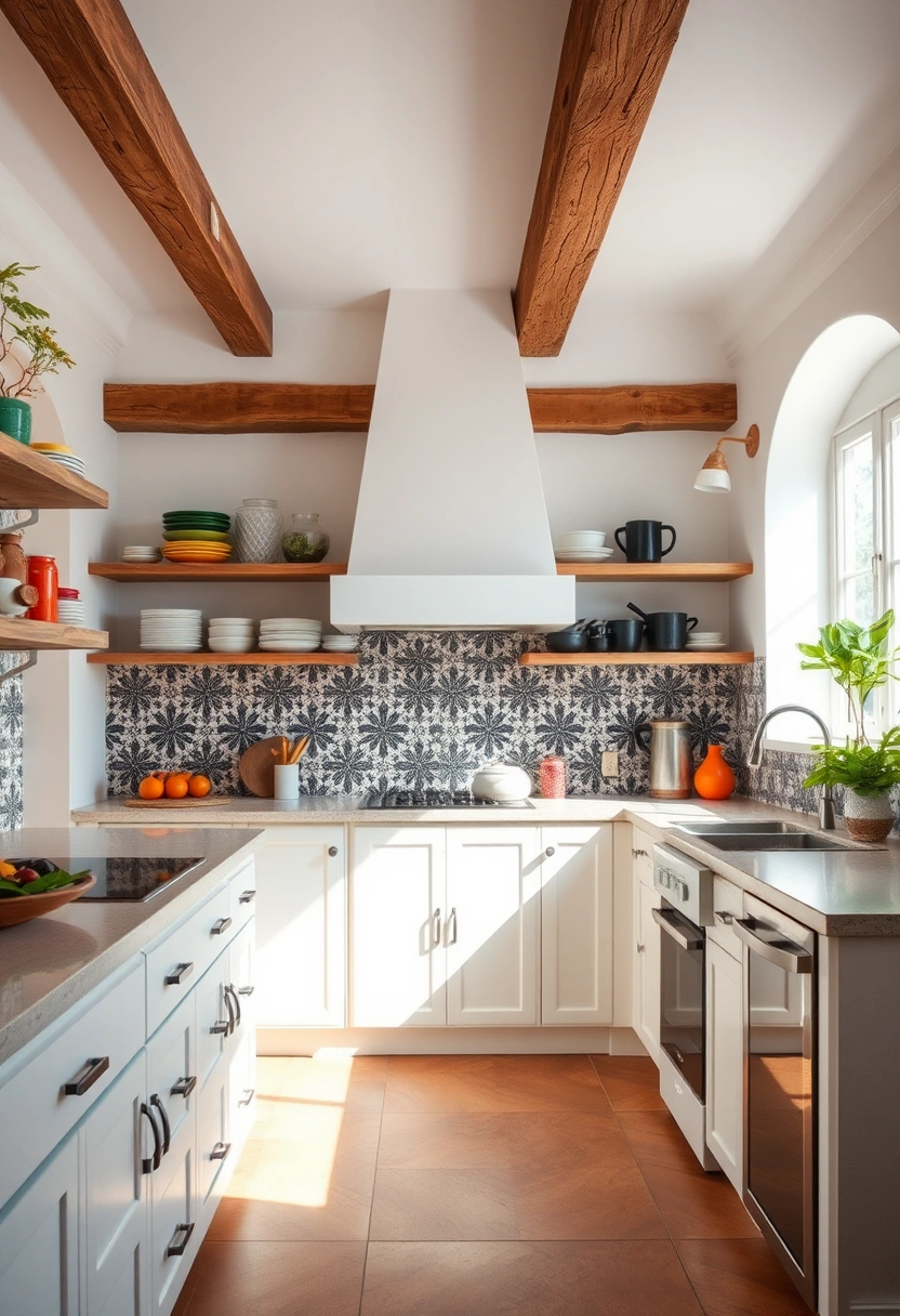 black and white kitchen backsplash ideas 14
