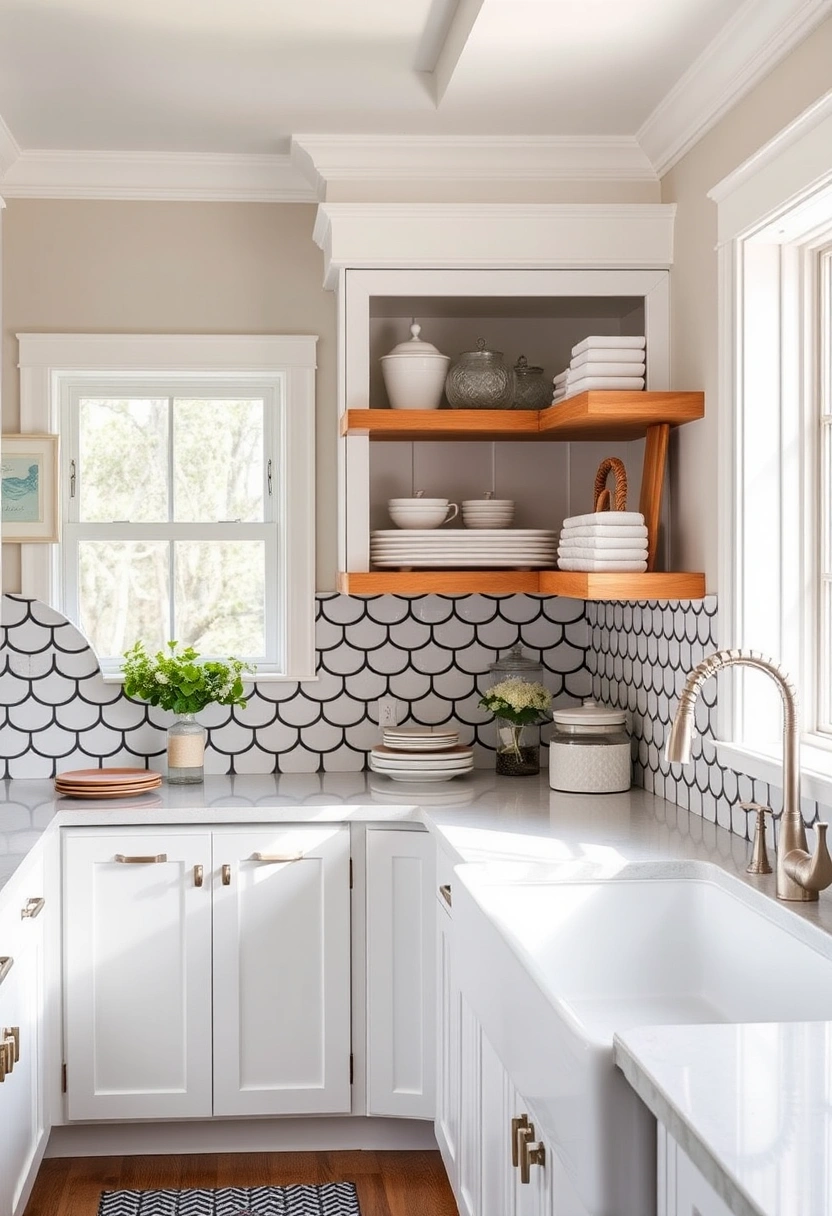 black and white kitchen backsplash ideas 6