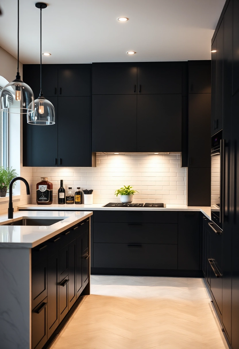 black and white kitchen ideas 1