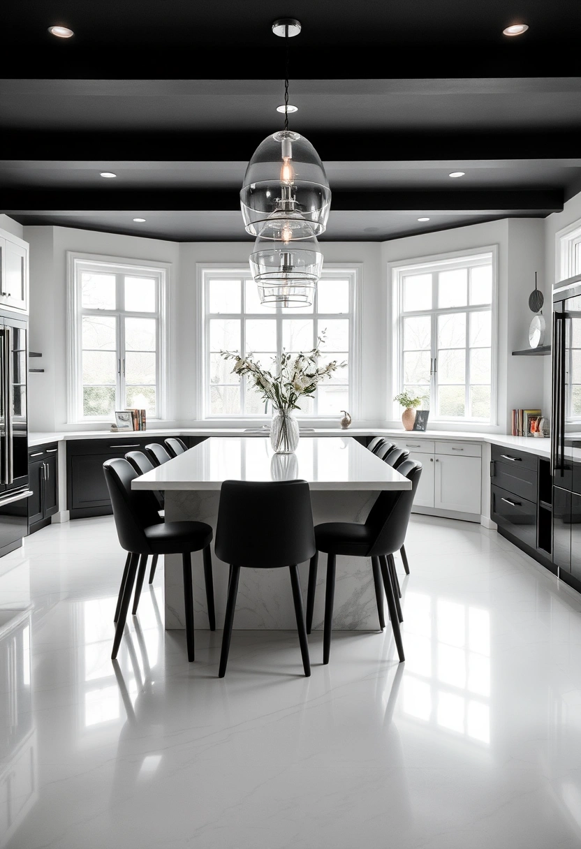 black and white kitchen ideas modern 10