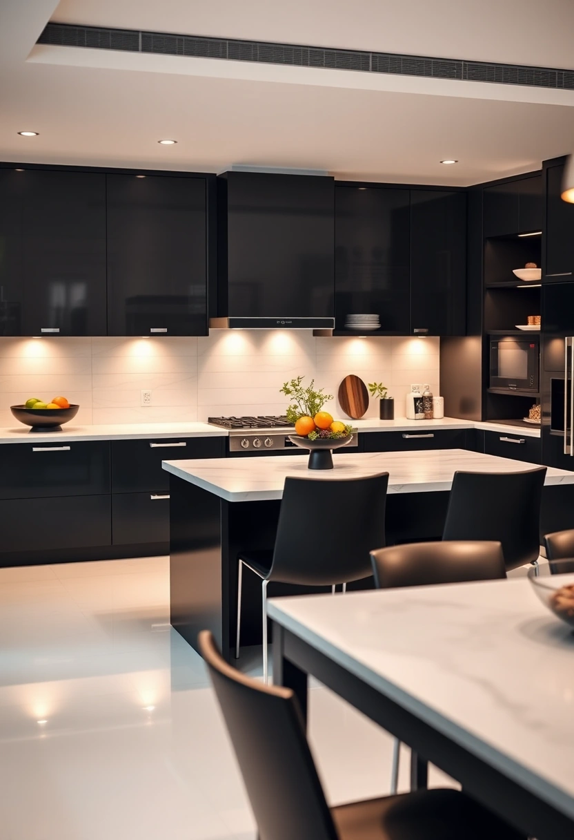 black and white kitchen ideas modern 2