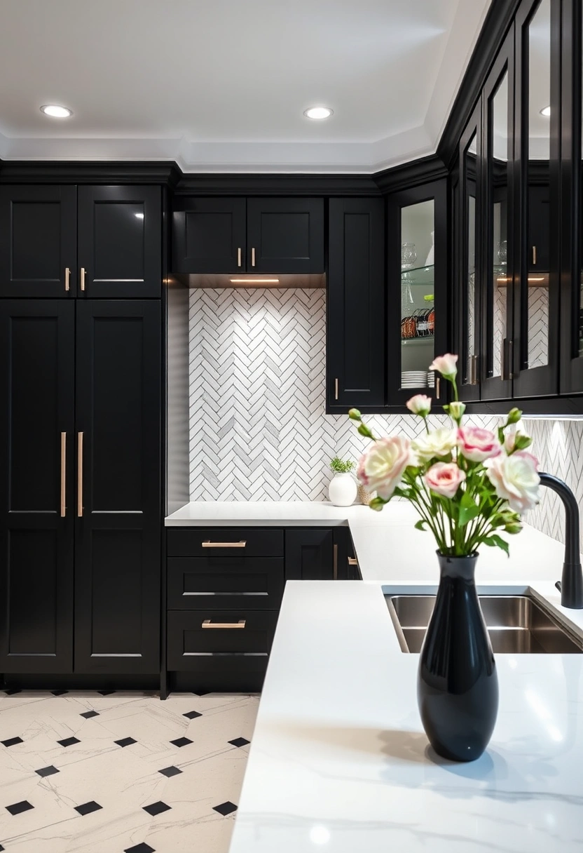 black and white kitchen ideas modern 3