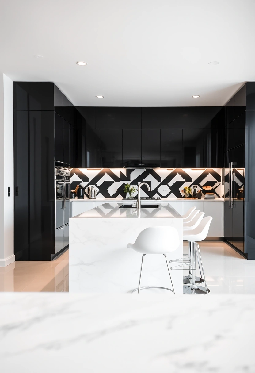 black and white kitchen ideas modern interior design 1