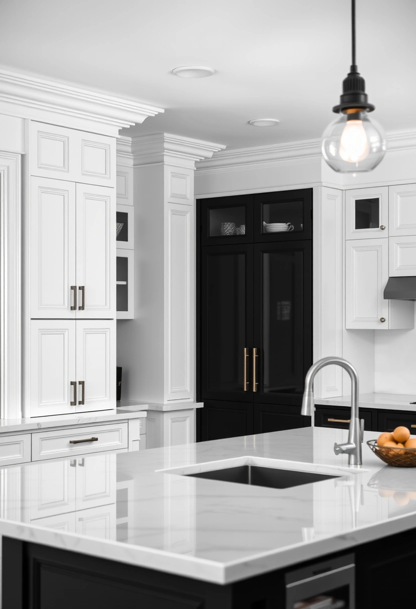 black and white kitchen ideas modern interior design 12