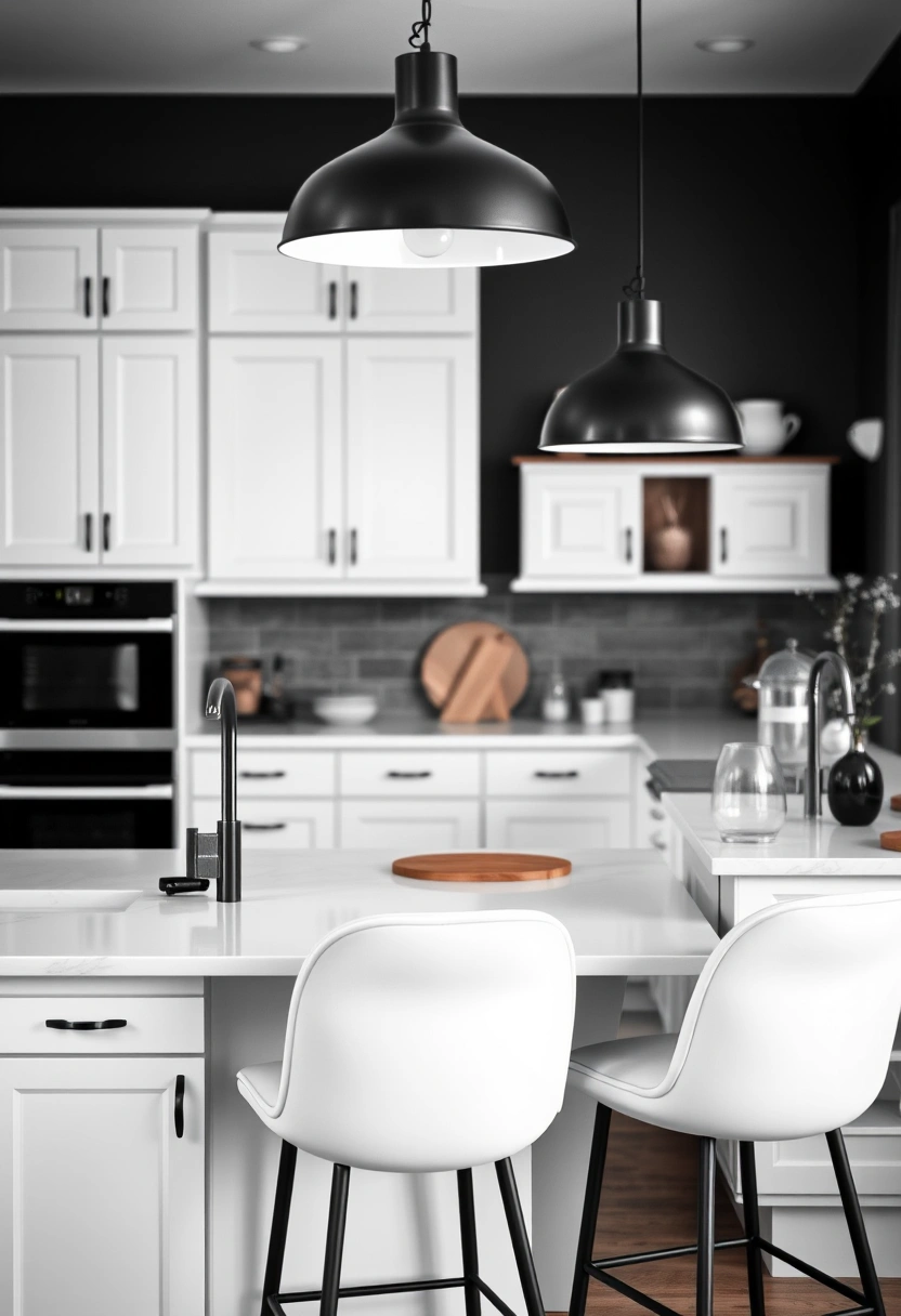 black and white kitchen ideas modern interior design 14