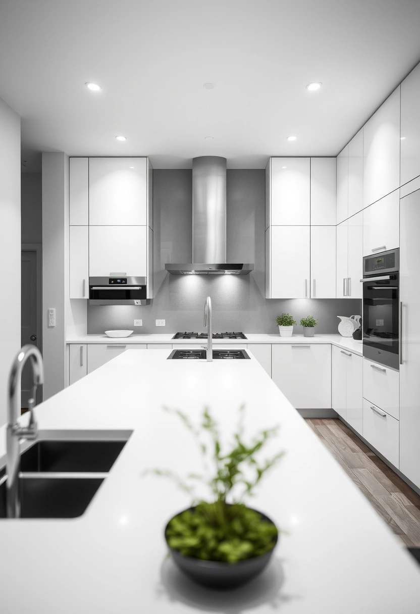 black and white kitchen ideas modern interior design 15