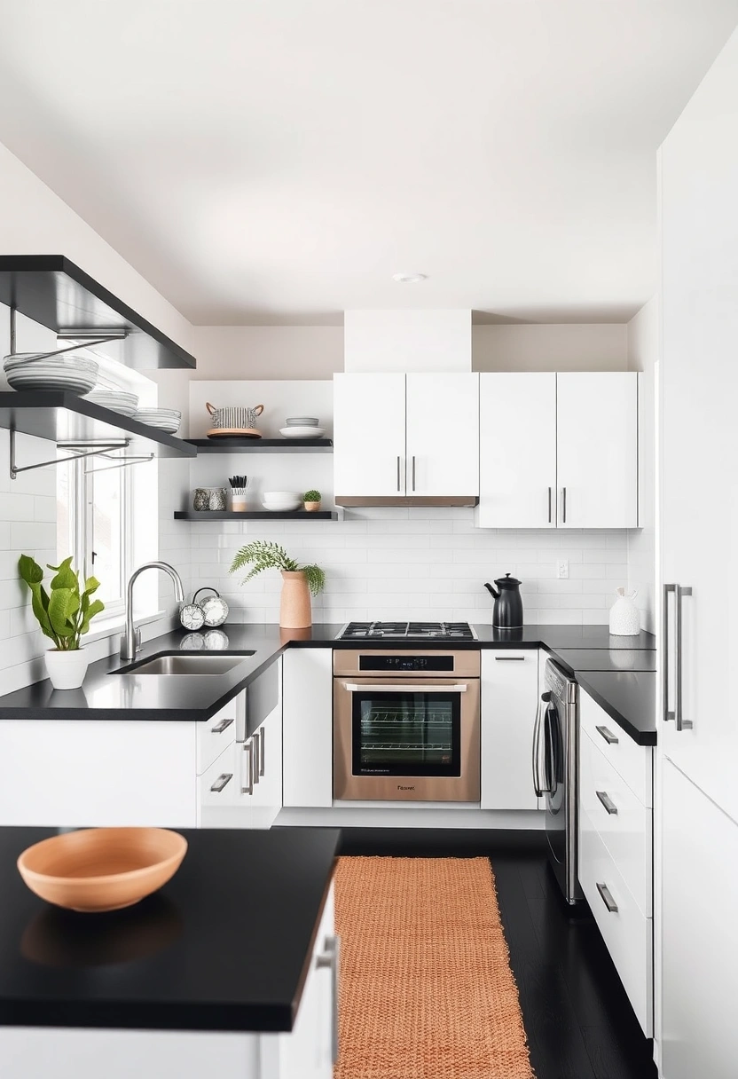 black and white kitchen ideas modern interior design 3