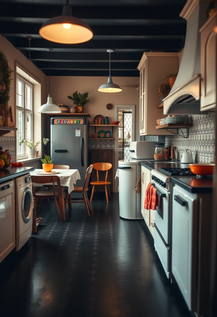black floor kitchen ideas 18