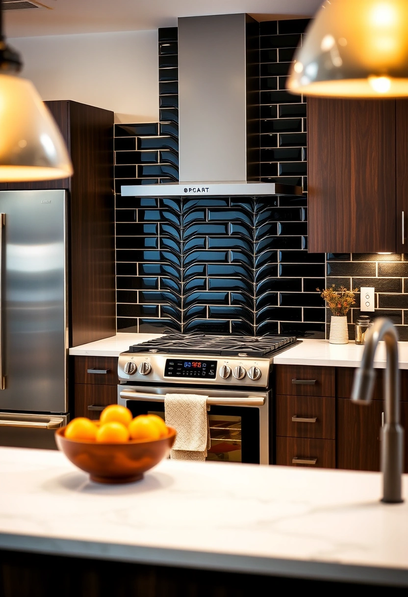 black kitchen backsplash ideas 1