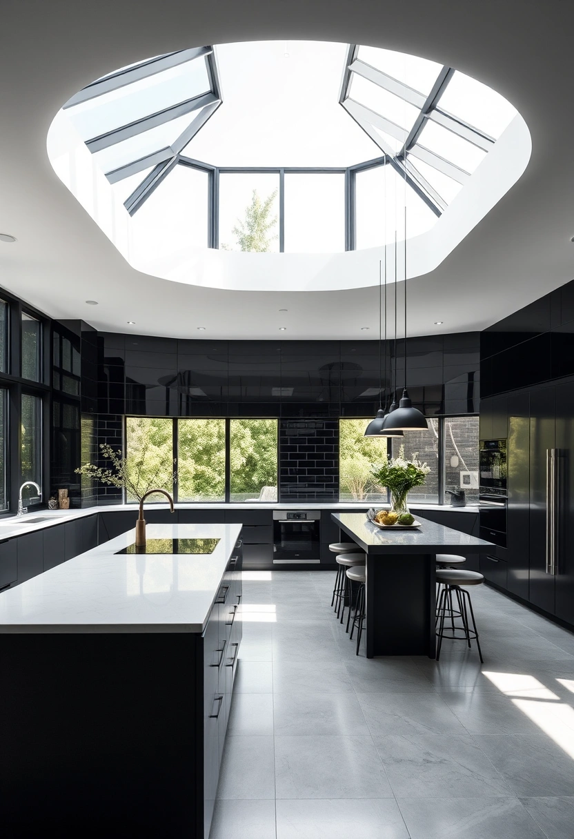 black kitchen backsplash ideas 17