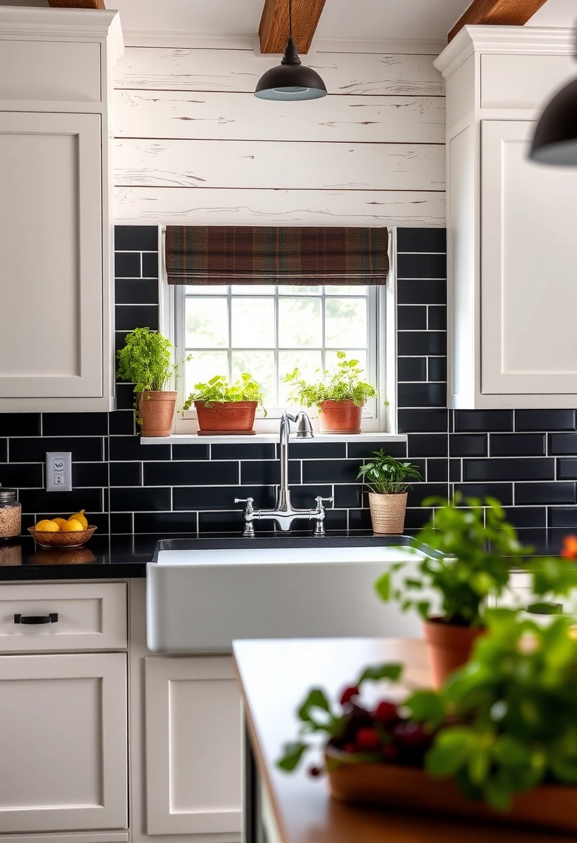black kitchen backsplash ideas 2