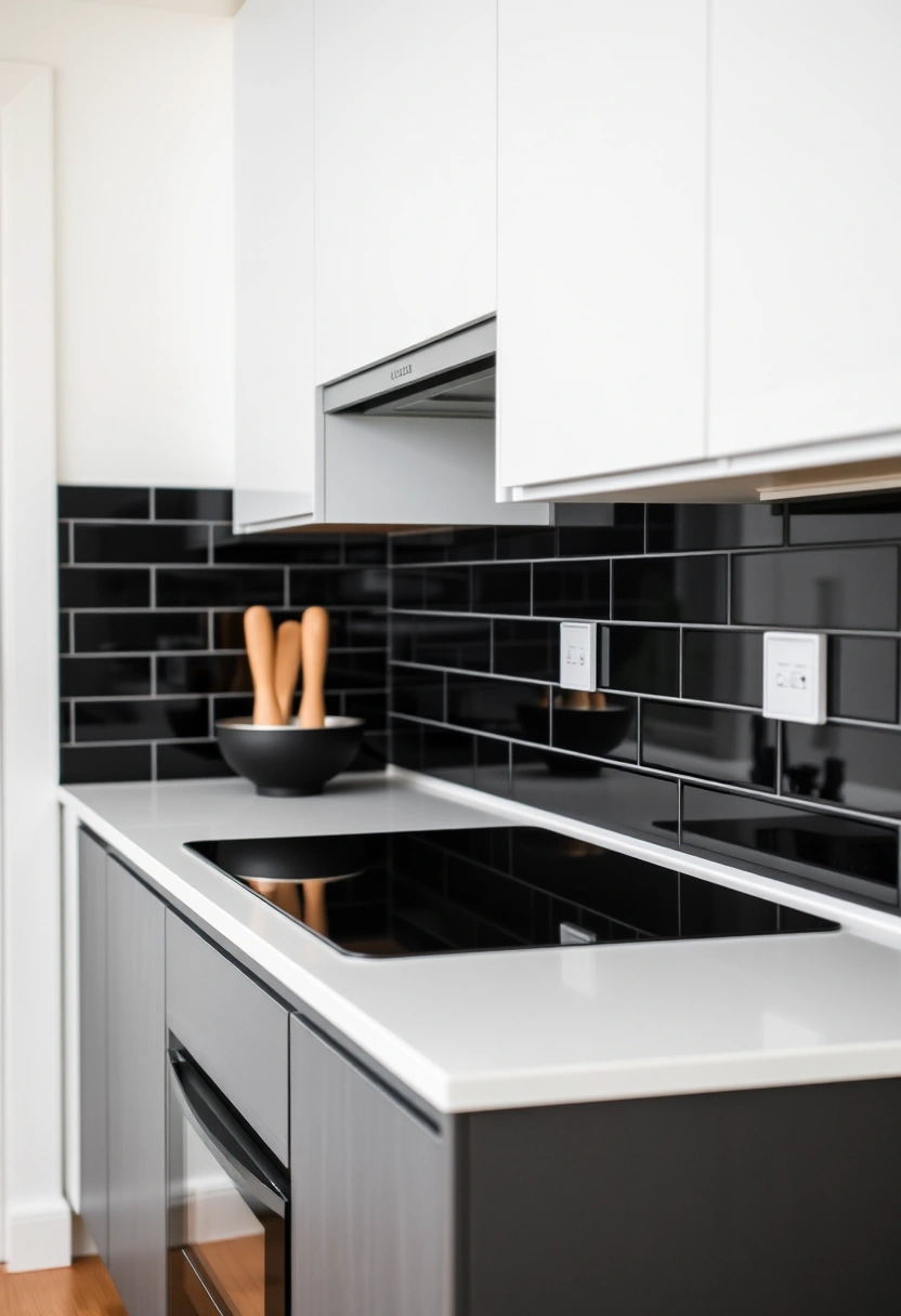 black kitchen backsplash ideas 4