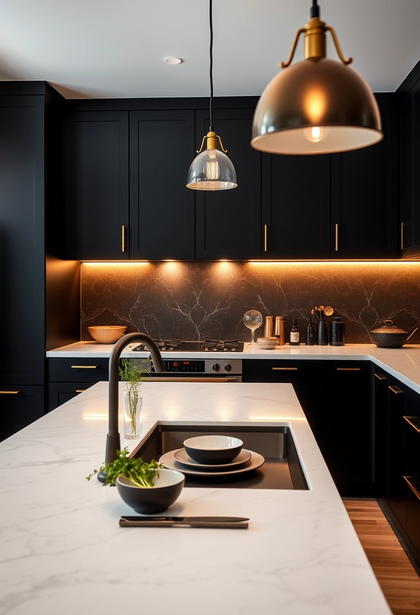black kitchen cabinets ideas 1