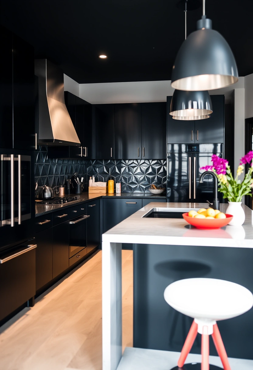 black kitchen cabinets ideas 12